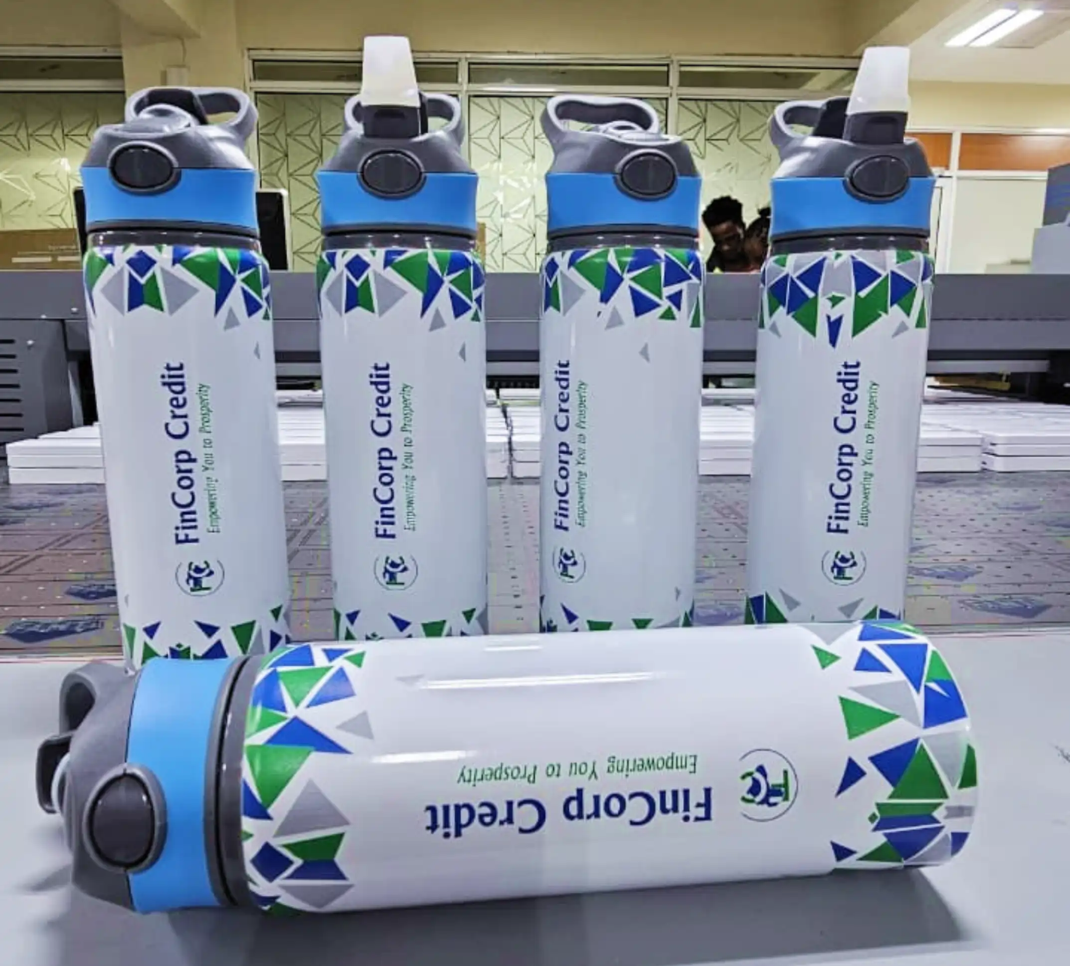 Branded Water Bottle Printing in Nairobi Kenya | Custom Corporate Branded Bottles - Inkverse Creations